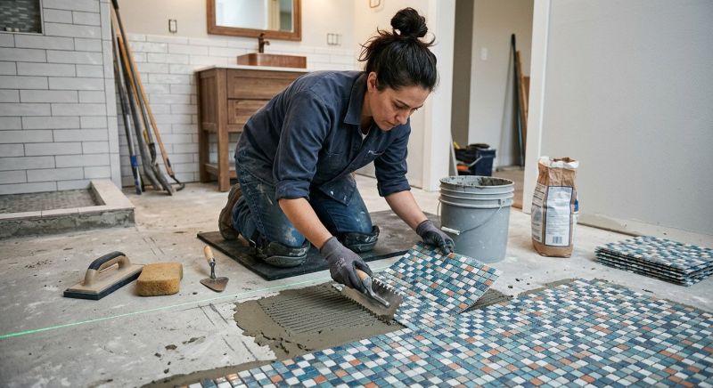 Bathroom Flooring Installation in Baltimore, MD