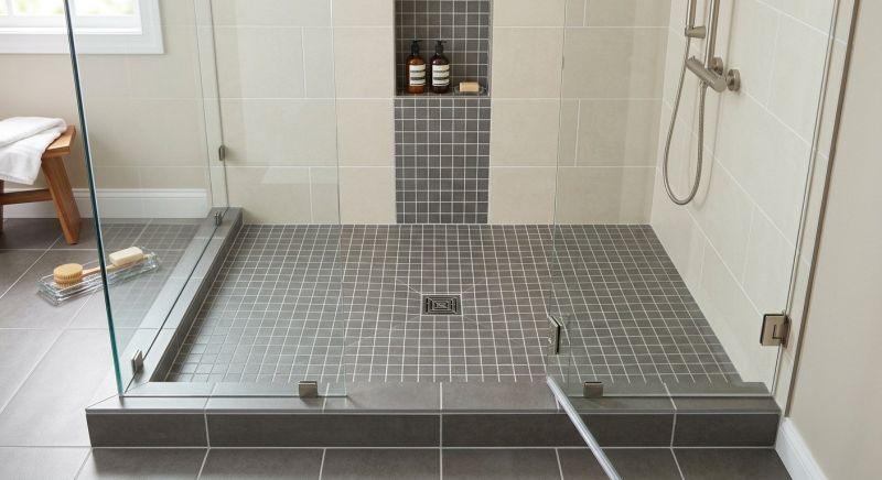 Tile Shower Pan Installation in Longmont, CO